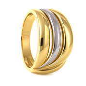 Anello - 18 carati Oro bianco, Oro giallo