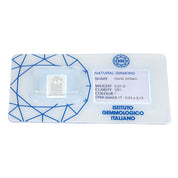 Diamante (Naturale) - 0.51 ct - Rotondo - I - VS1 - Istituto Gemmologico Italiano (IGI)