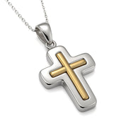 Collana con ciondolo - 18 carati Oro giallo, Oro bianco