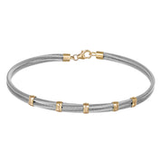 Bracciale - 18 carati Acciaio, Oro giallo