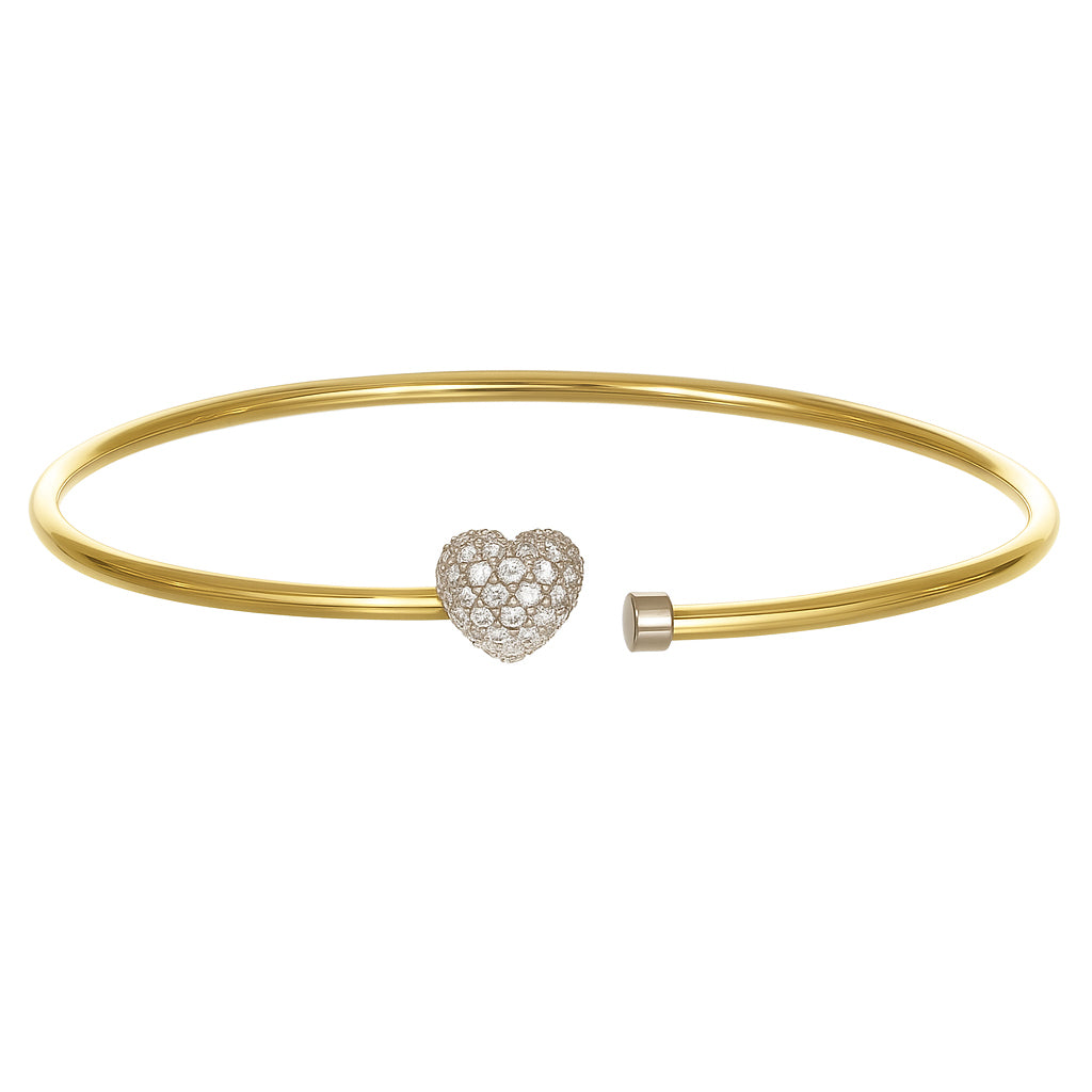 Bracciale - 18 carati Oro bianco, Oro giallo - 0.095ct. tw. Diamante (Naturale)