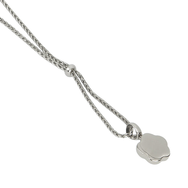 Collana con ciondolo - 18 carati Oro bianco