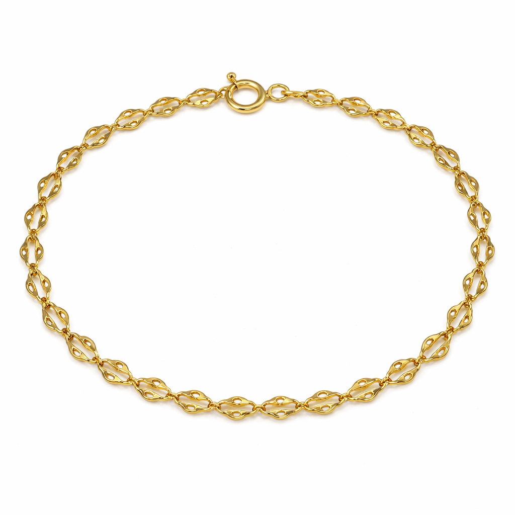 Bracciale - 18 carati Oro giallo - Made in Italy - Handmade