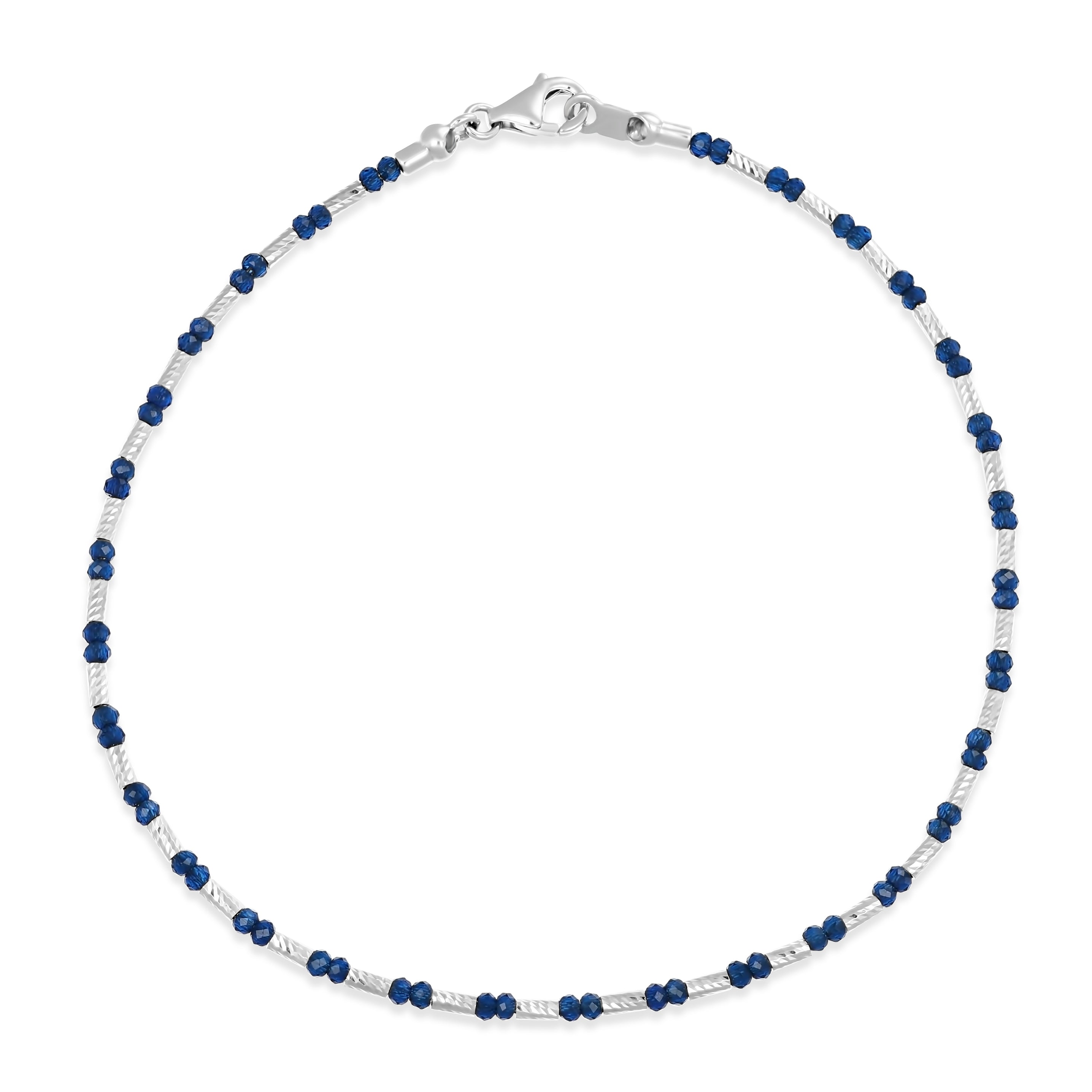 Bracciale in Oro bianco 18 carati -pietre sintetiche