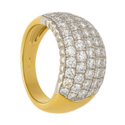 Anello - 18 carati Oro bianco, Oro giallo - 0.83ct. tw. Diamante (Naturale)