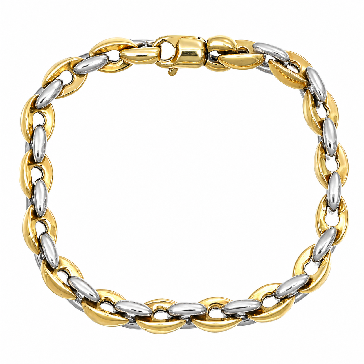 Bracciale - 18 carati Oro giallo, Oro bianco