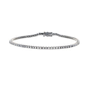Bracciale - 18 carati Oro bianco - 1.28ct. tw. Diamante (Naturale)