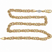 Collana - 18 carati Oro giallo, Oro bianco - Made in Italy - Handmade