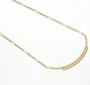 Collana con ciondolo - 18 carati Oro giallo - 0.24ct. tw. Diamante (Naturale)