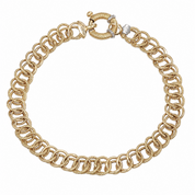 Bracciale - 18 carati Oro giallo - Made in Italy - Handmade