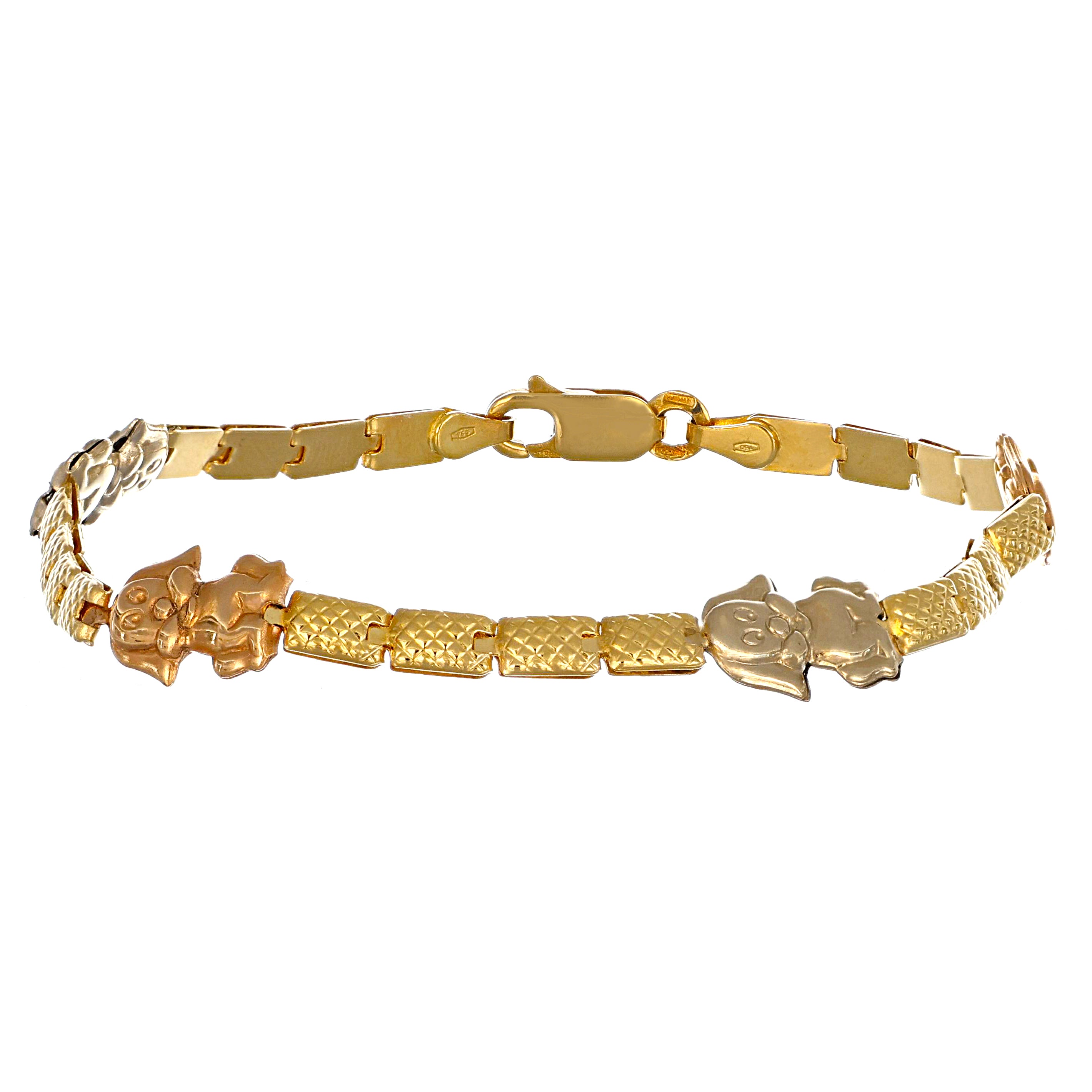 Bracciale - 18 carati Oro bianco, Oro giallo, Oro rosa