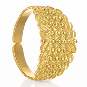 Anello - 18 carati Oro giallo - Made in Italy - Handmade