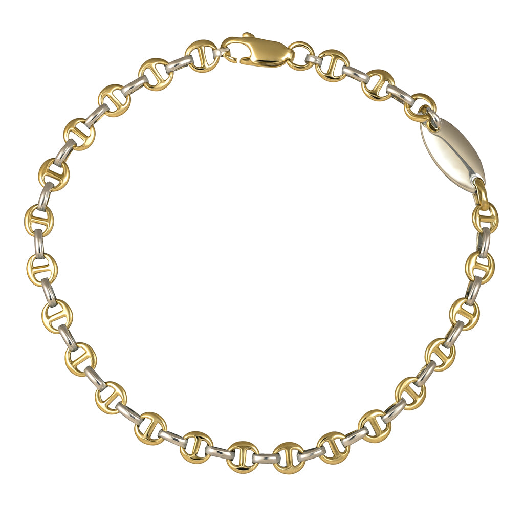 Bracciale - 18 carati Oro giallo, Oro bianco