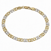 Bracciale Oro Giallo Oro Bianco 18 carati