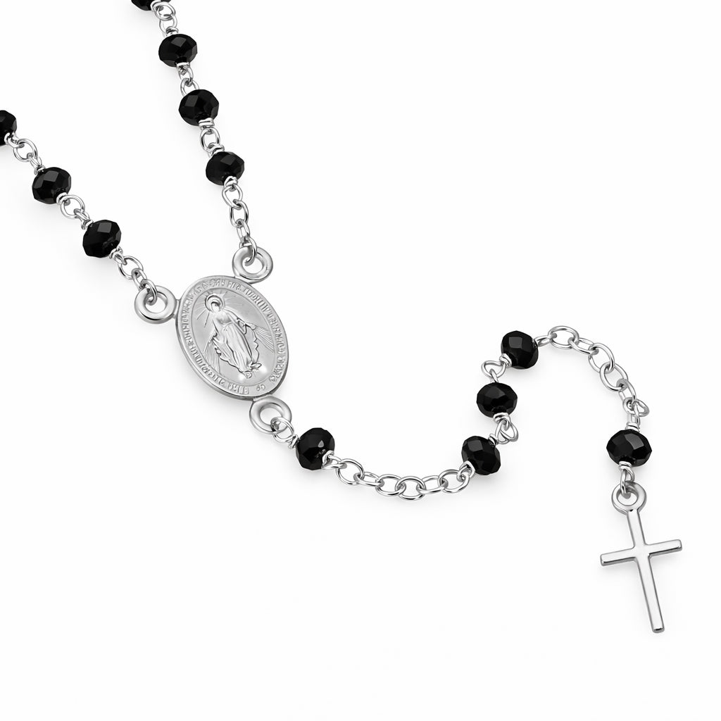 Collana - 18 carati Oro bianco - 6.90ct. tw. Onice