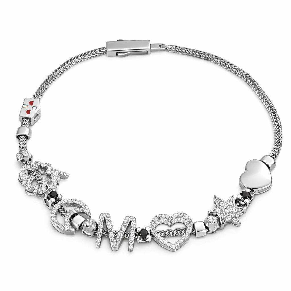 Bracciale - 18 carati Oro bianco - 0.65ct. tw. Diamante (Naturale)