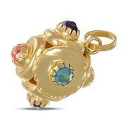 Ciondolo - 18 carati Oro giallo - 1.20ct. tw. Topazio