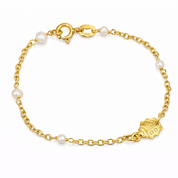 Bracciale - 18 carati Oro giallo - Perla