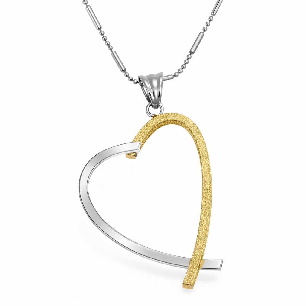 Collana con ciondolo - 18 carati Oro bianco, Oro giallo