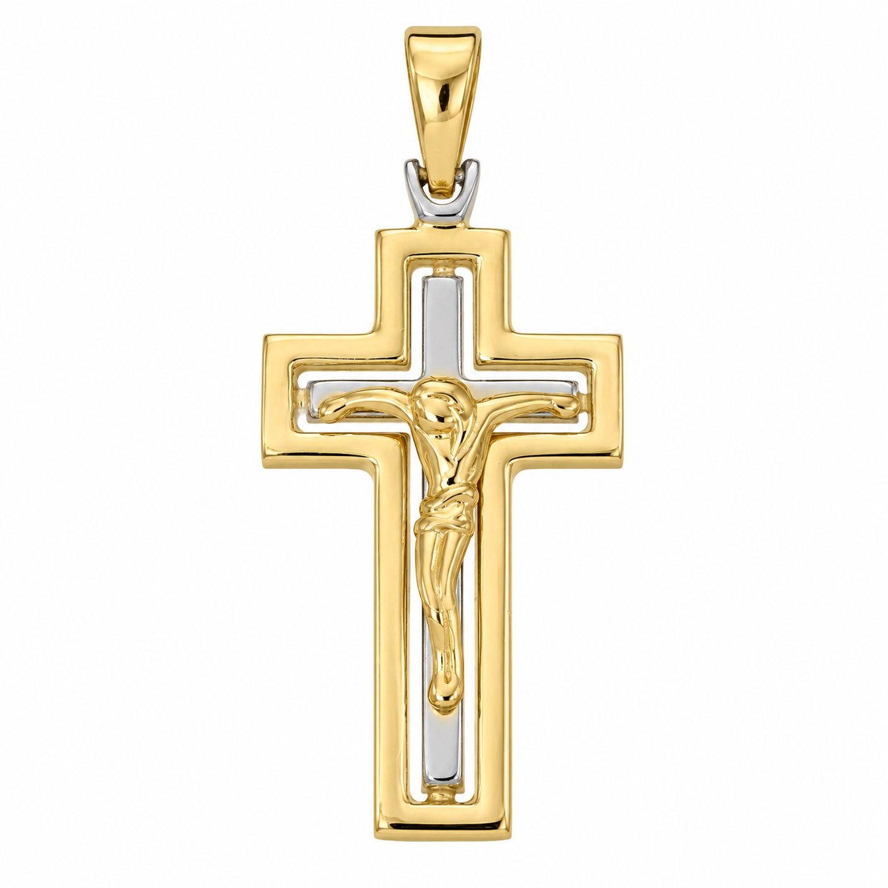 Ciondolo - 18 carati Oro giallo, Oro bianco - Made in Italy - Handmade