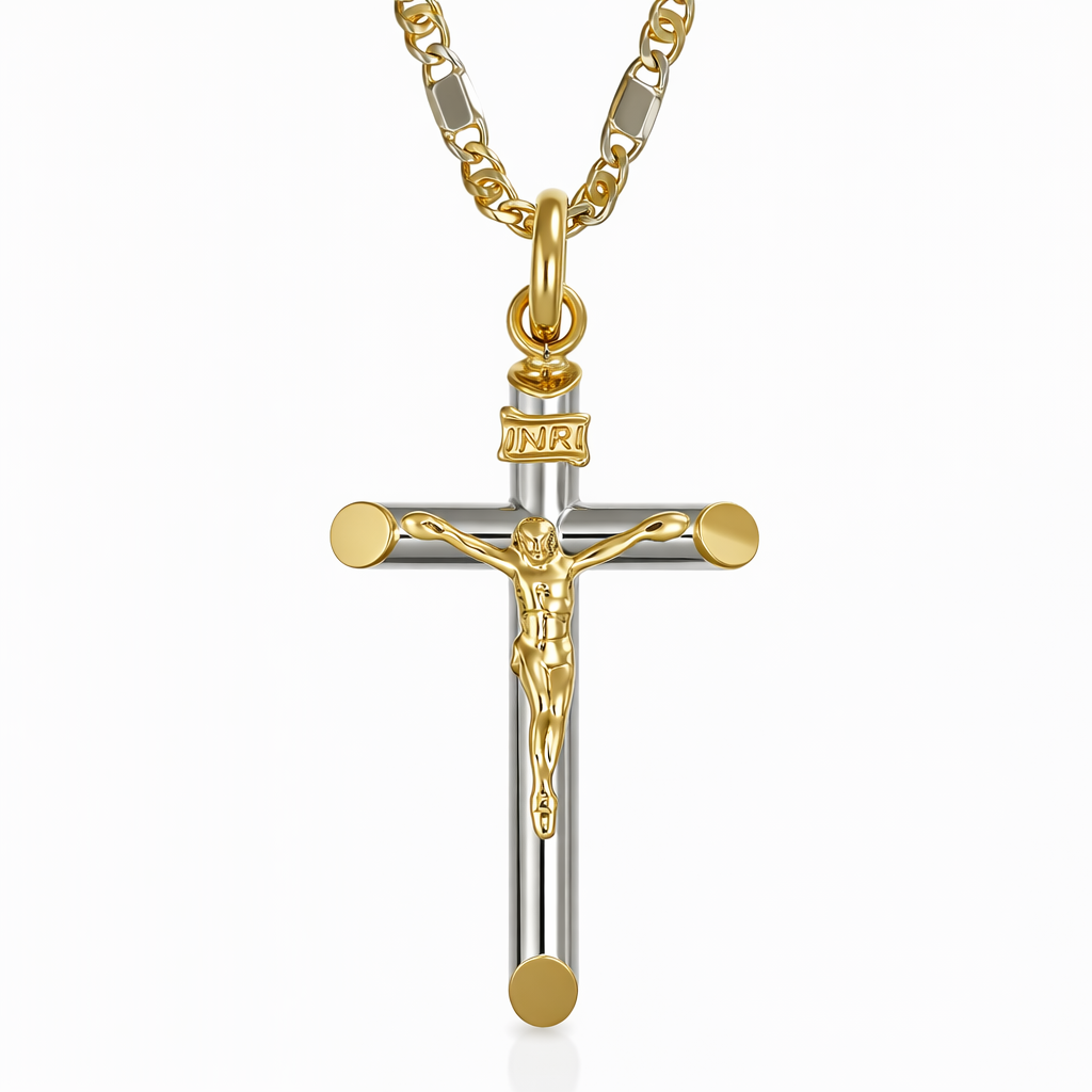 Collana - 18 carati Oro giallo, Oro bianco