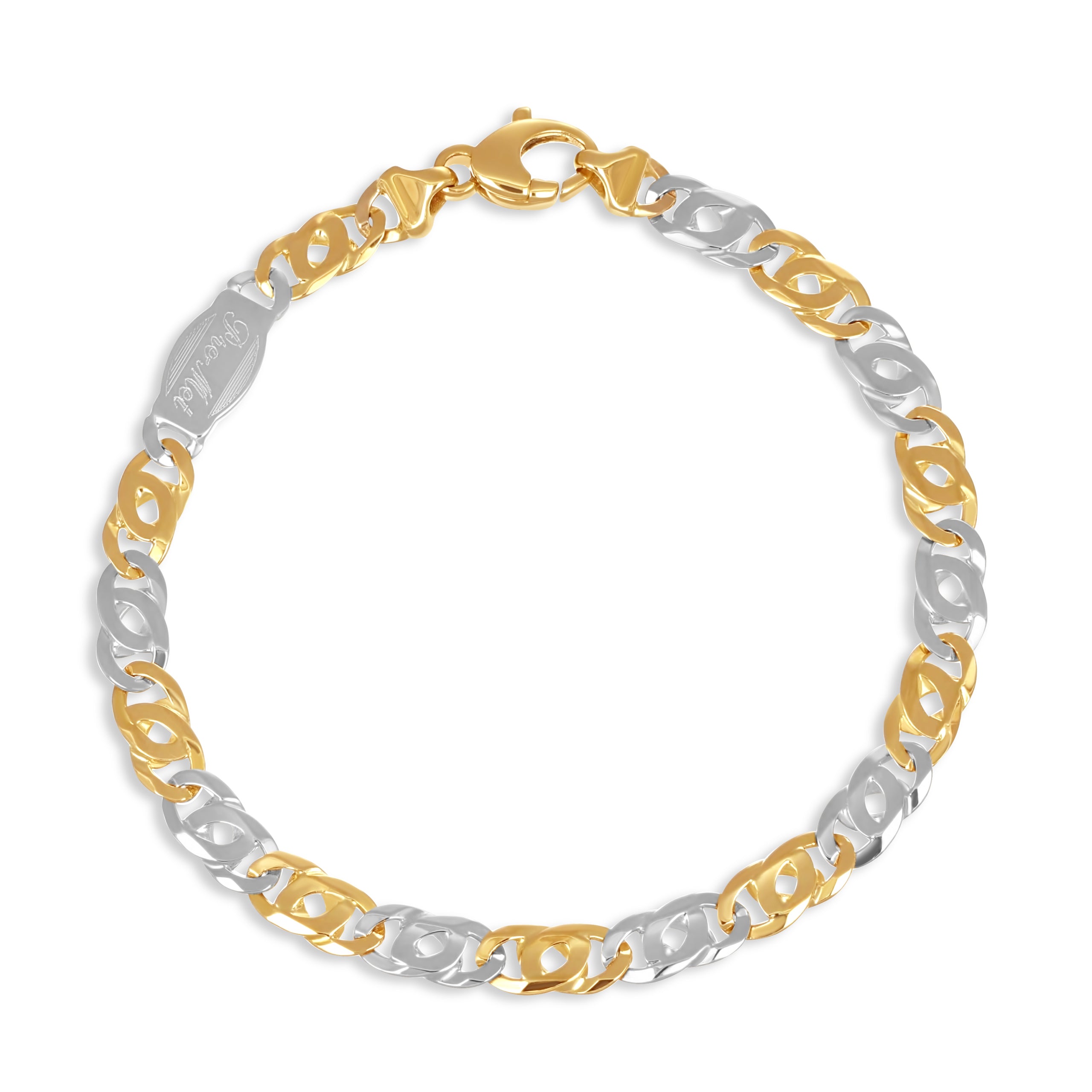 Bracciale in Oro giallo , Oro Bianco 18 carati