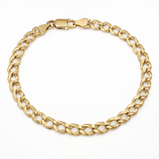 Bracciale unisex in oro giallo 18 carati