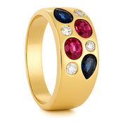 Anello - 18 carati Oro giallo - 0.84ct. tw.