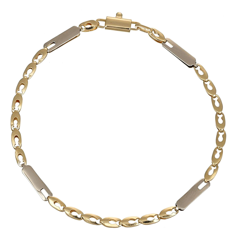 Bracciale - 18 carati Oro giallo, Oro bianco