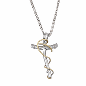 Collana con ciondolo - 18 carati Oro bianco, Oro giallo