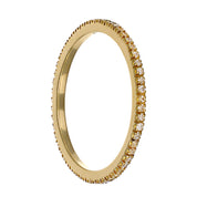 Anello - 18 carati Oro giallo - 0.28ct. tw. Diamante (Naturale)