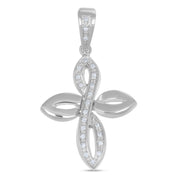 Ciondolo - 18 carati Oro bianco - 0.23ct. tw. Diamante (Naturale)
