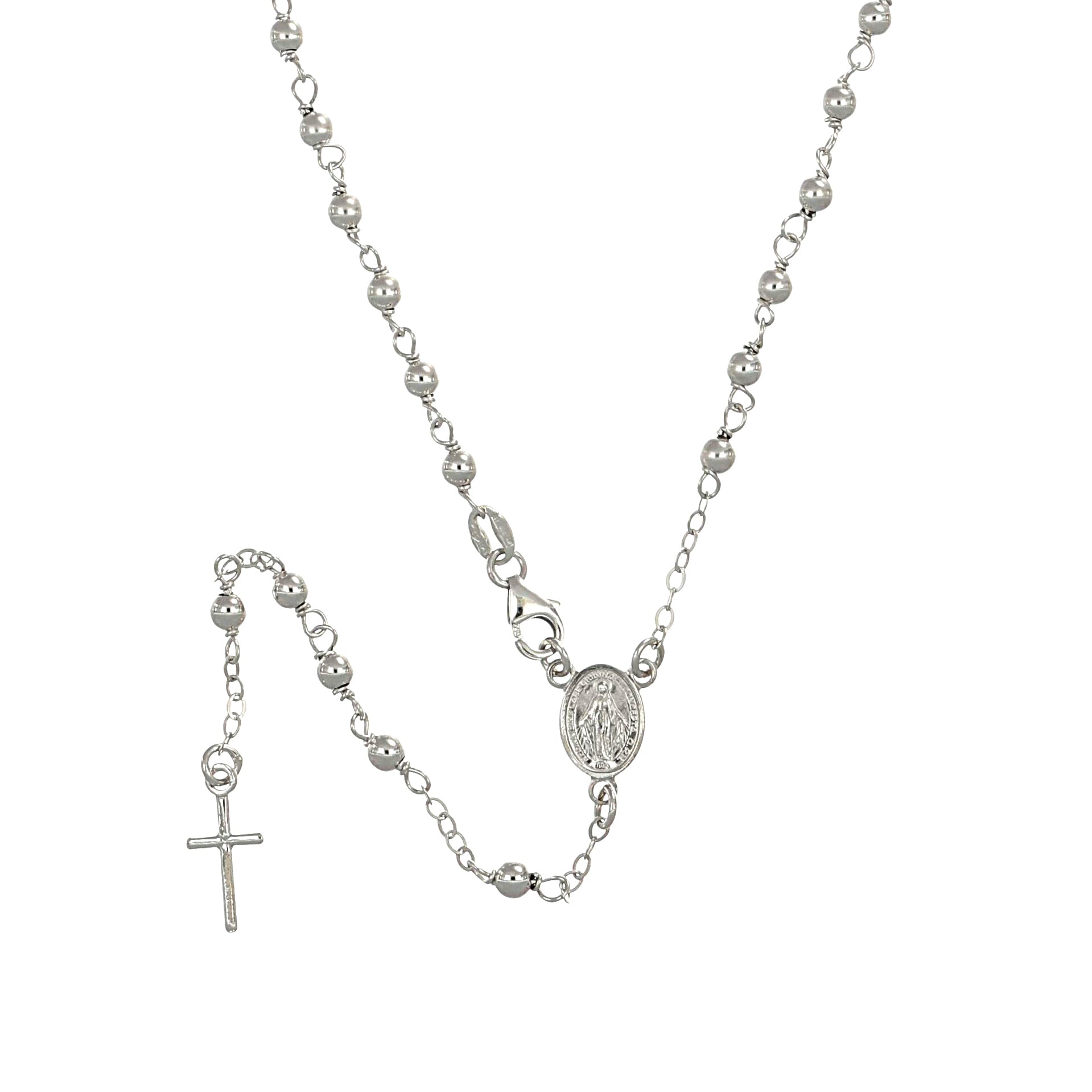 Collana con Ciondolo in Oro Bianco 18 carati