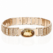 Bracciale - 18 carati Oro giallo - 10.00ct. tw. Quarzo - Made in Italy - Handmade