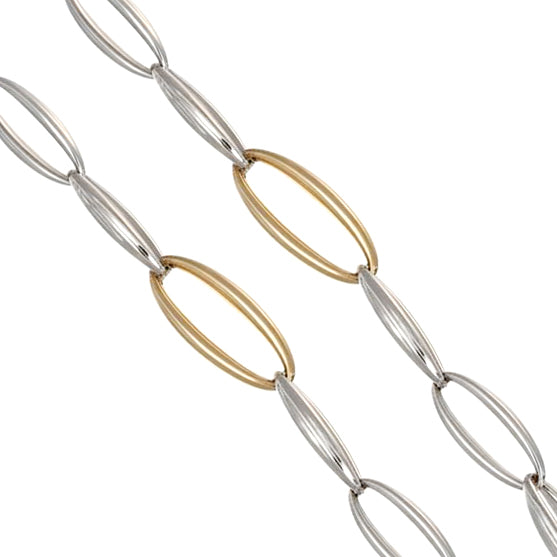 Collana - 18 carati Oro giallo, Oro bianco, Oro rosa - 0.015ct. tw. Diamante (Naturale)