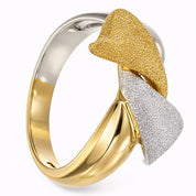 Anello - 18 carati Oro bianco, Oro giallo