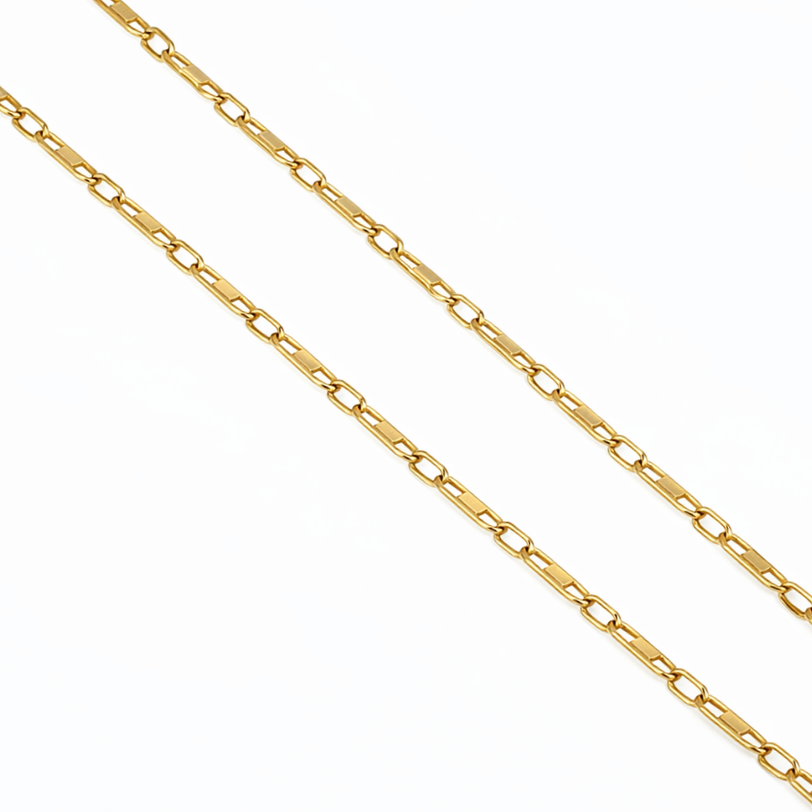 Collana da donna in oro giallo 18 carati