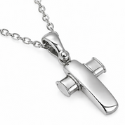 Collana con ciondolo - 18 carati Oro bianco