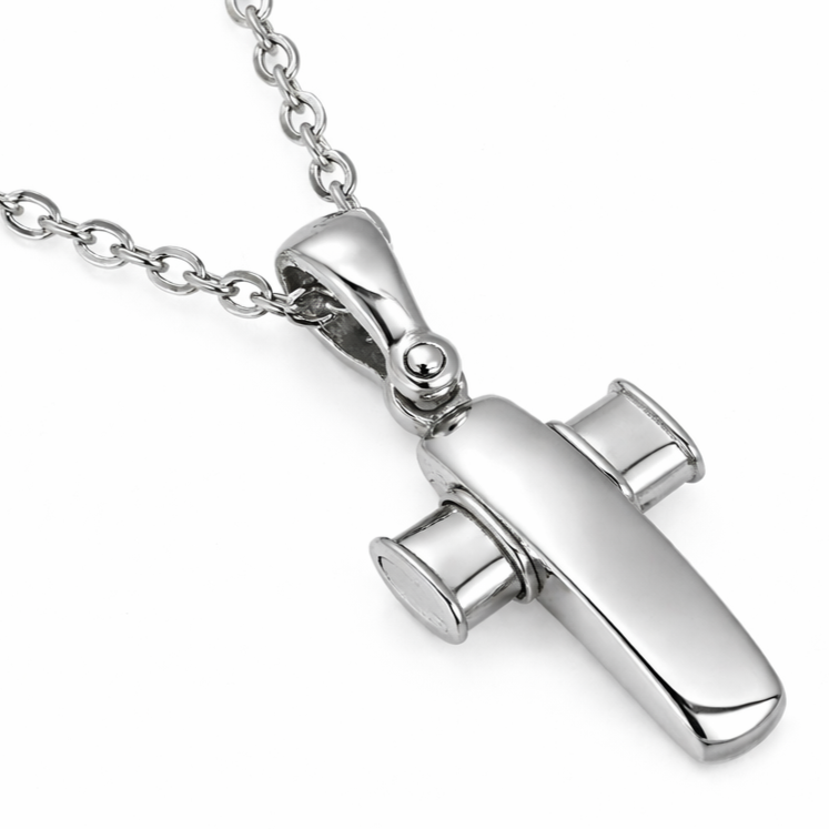 Collana con ciondolo - 18 carati Oro bianco