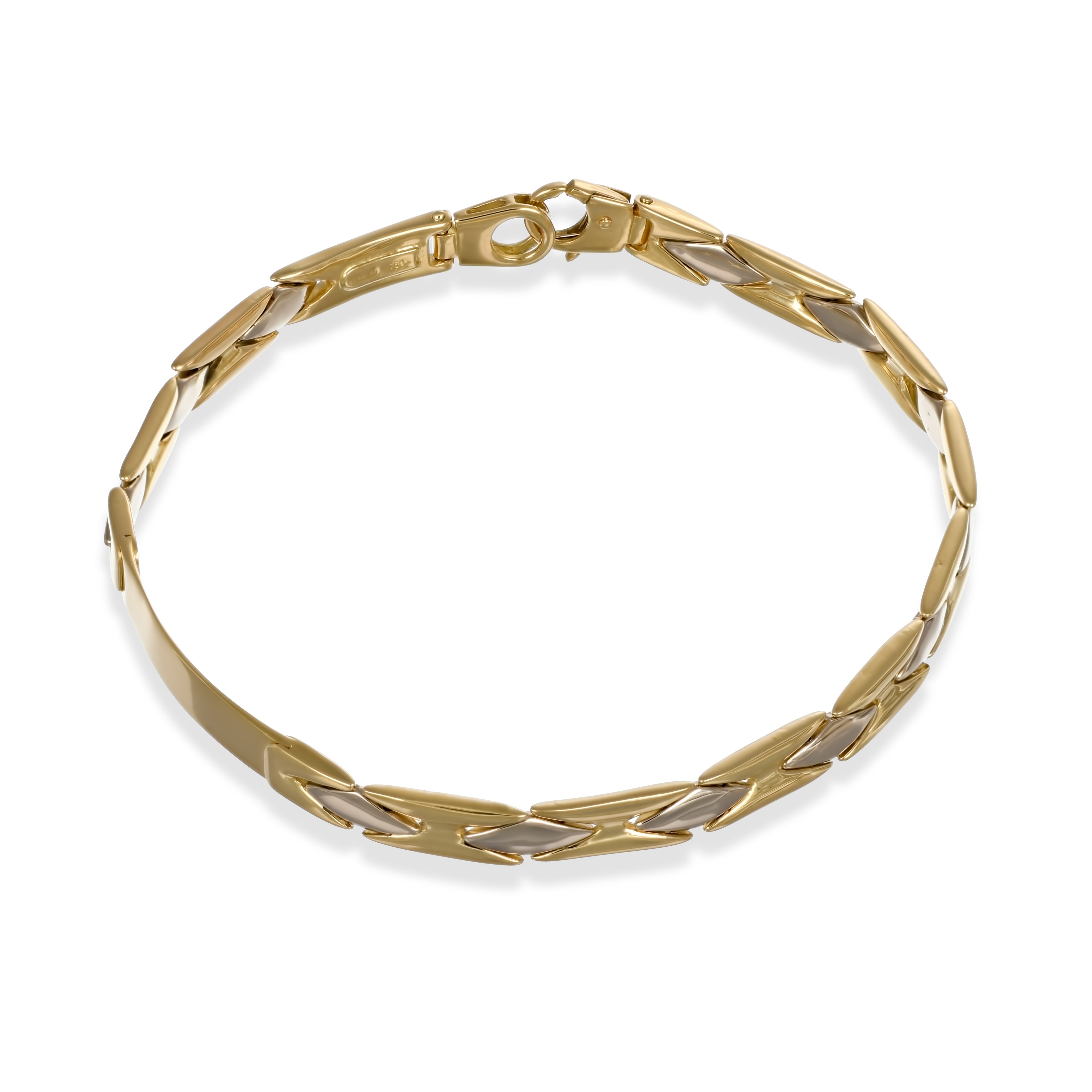 Bracciale in Oro giallo , Oro bianco 18 carati