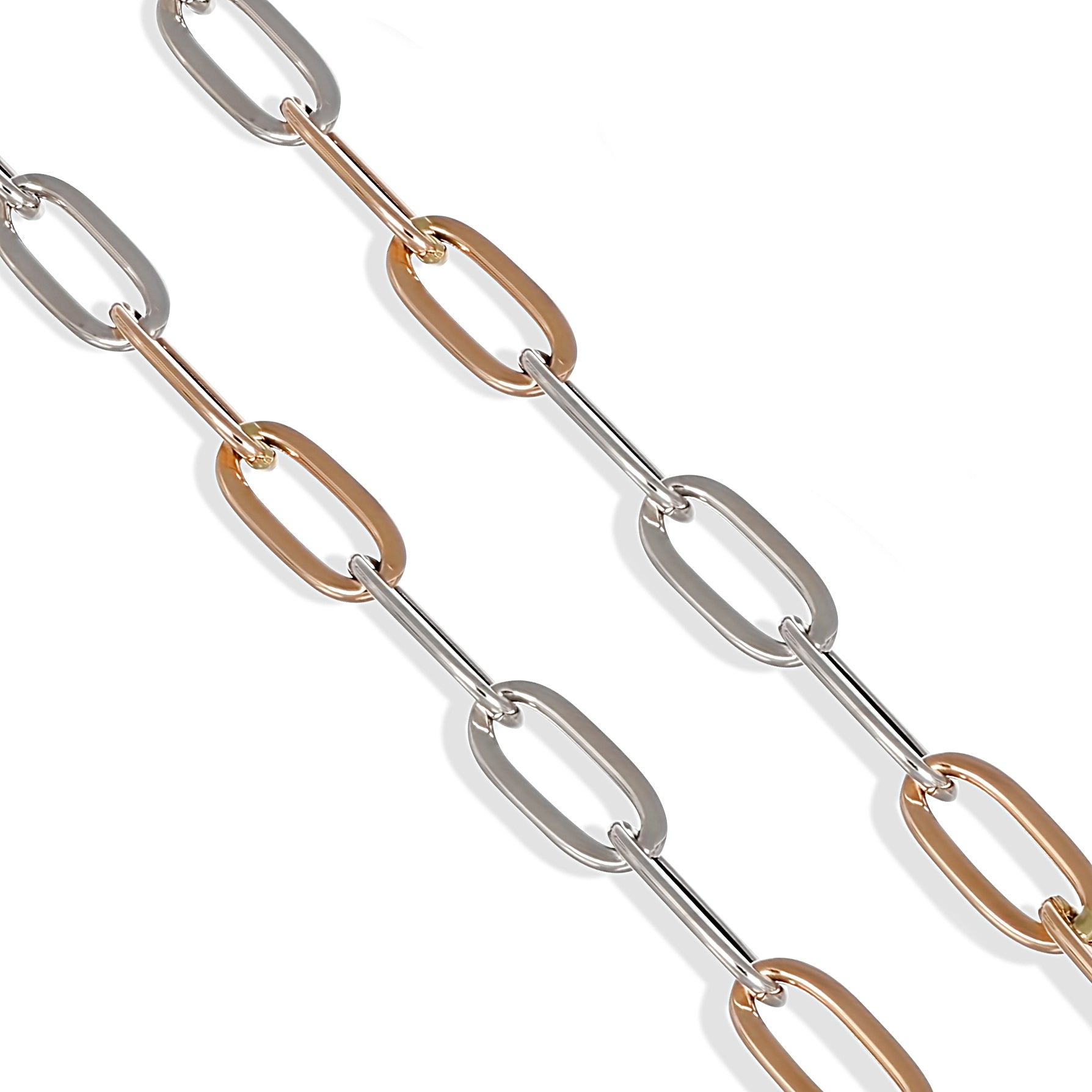 Collana - 18 carati Oro bianco, Oro rosa