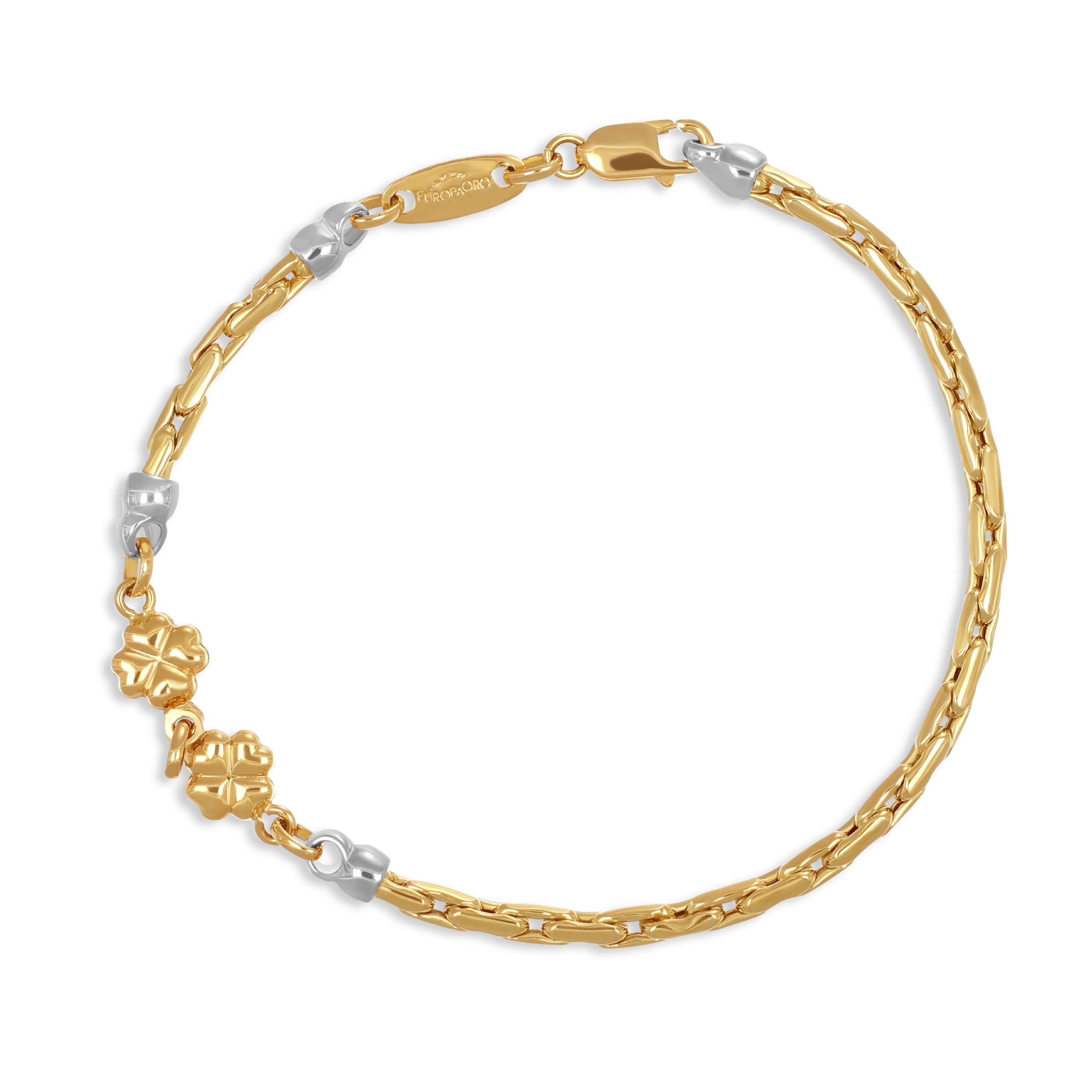 Bracciale in Oro giallo , Oro bianco 18 carati