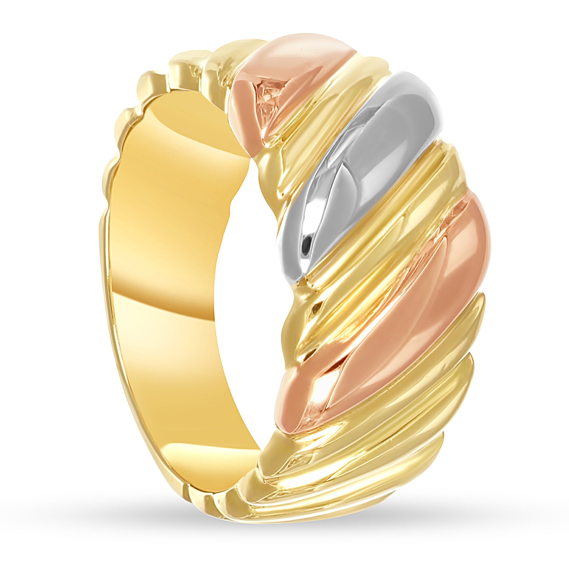 Anello in Oro Giallo, Oro Bianco, Oro Rosa 18 carati