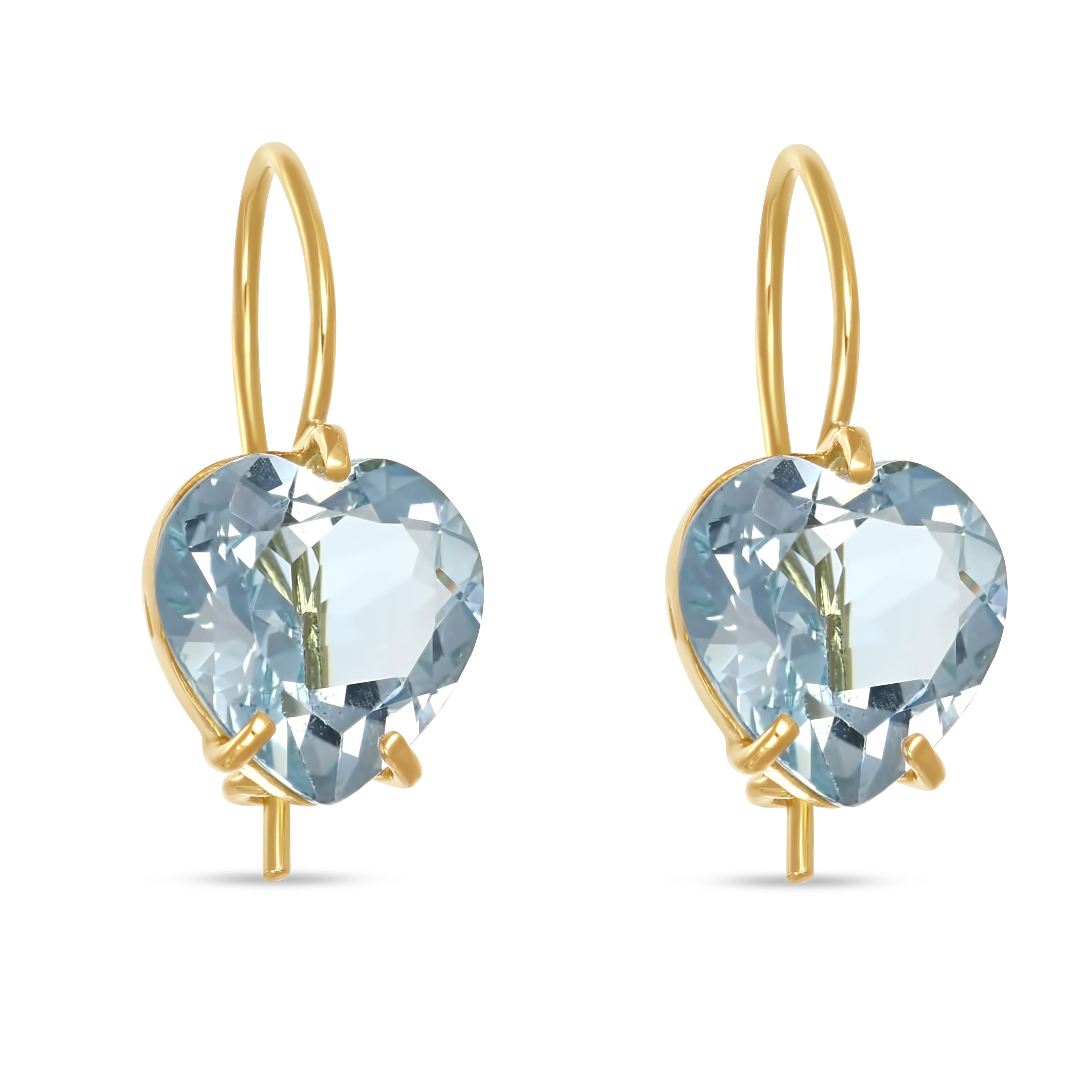 Orecchini - 18 carati Oro giallo - 16.00ct. tw. Topazio