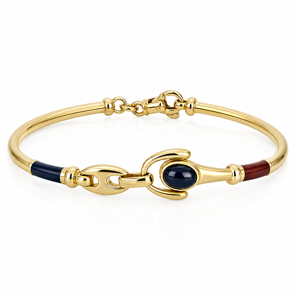 Bracciale - 18 carati Oro giallo - 1.50ct. tw. Zaffiro - Handmade - Made in Italy