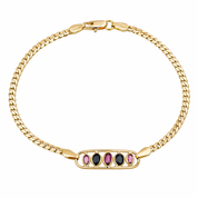 Bracciale - 18 carati Oro giallo - 0.80ct. tw. Zaffiro - Rubino