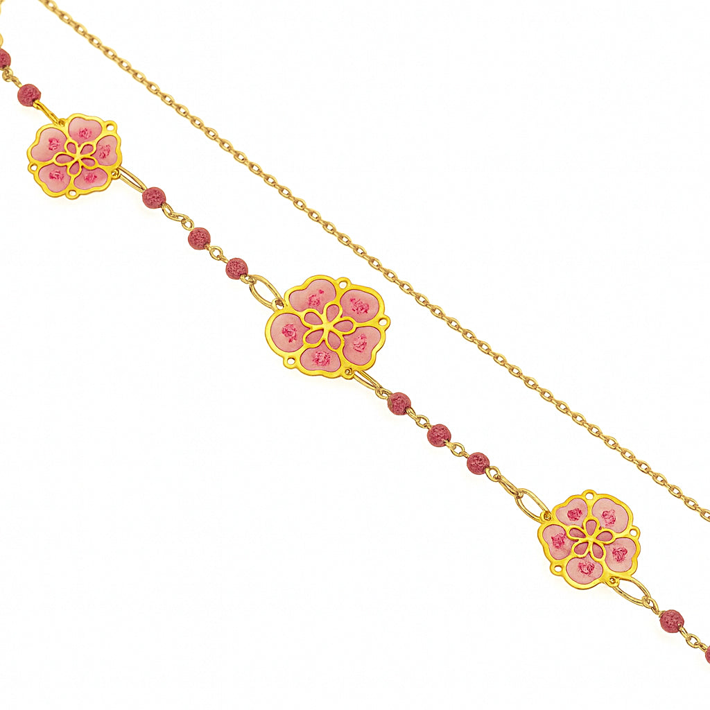 Collana - 18 carati Oro rosa