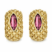 Orecchini - 18 carati Oro giallo - 3.20ct. tw. Tormalina