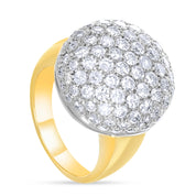 Anello - Oro bianco 18 kt., Oro giallo - 3,00 ct. tw. Diamante (naturale)