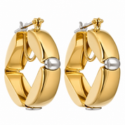Orecchini - 18 carati Oro giallo, Oro bianco